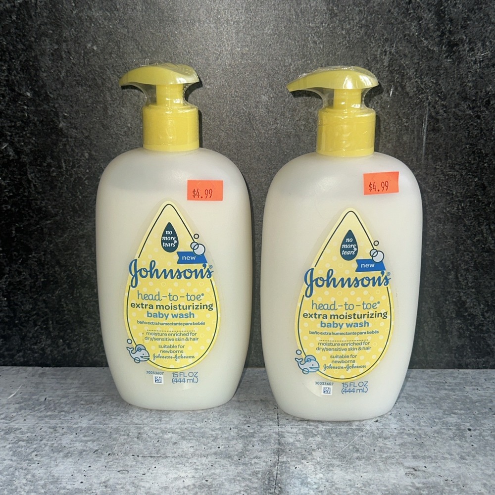Johnson's Head-To-Toe Baby Wash 15 Oz (444 ml) - 2 Pack